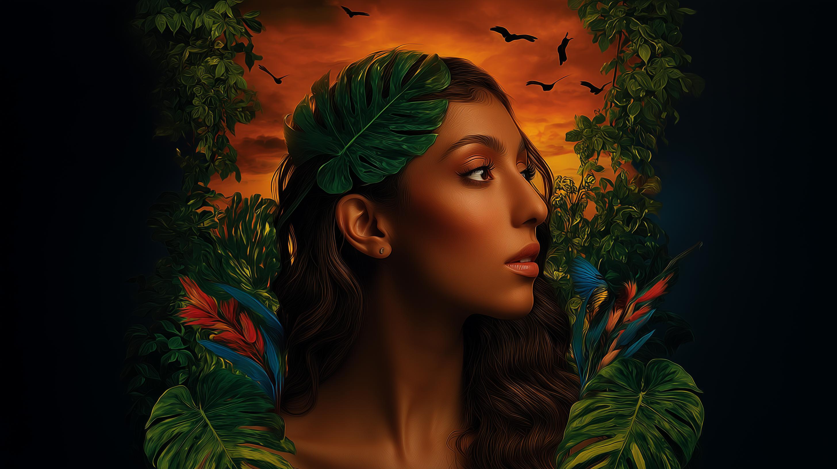 Tropical portrait